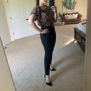 Animal print blouse